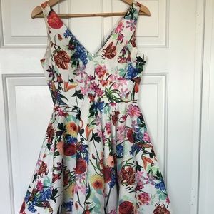 Fun multicolor cocktail dress